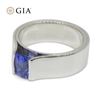 Image 2 : Pretty 1.35 Ct GIA Certified Natural Sapphire Ring