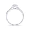 Image 3 : 14KT White Gold 0.53ctw Diamond Ring