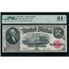 Image 1 : 1917 $2 Legal Tender Note PMG 64EPQ