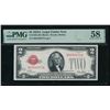 Image 1 : 1928A $2 Legal Tender Note PMG 58