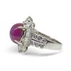 Image 3 : GIA Certified 4.60 Ct Red Star Ruby Ring