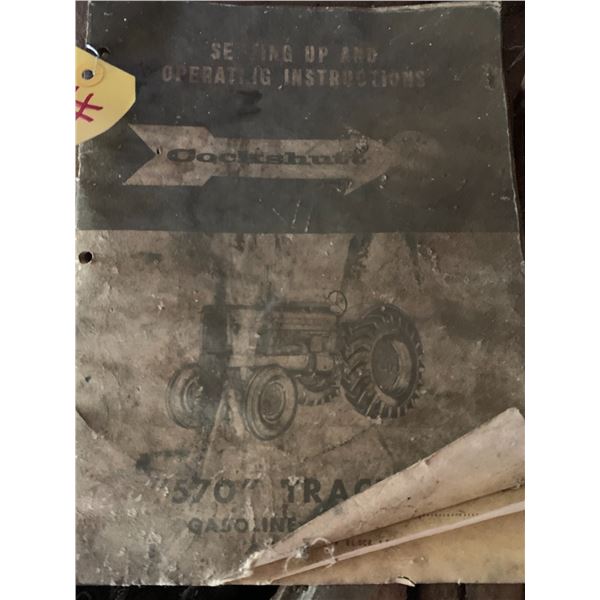 Cockshutt 570 manual