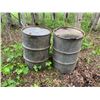 Image 5 : Fuel tank & 2- old 45-gal drums
