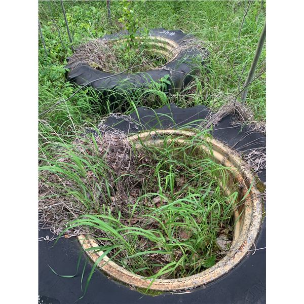 2- Cockshutt rims & tires