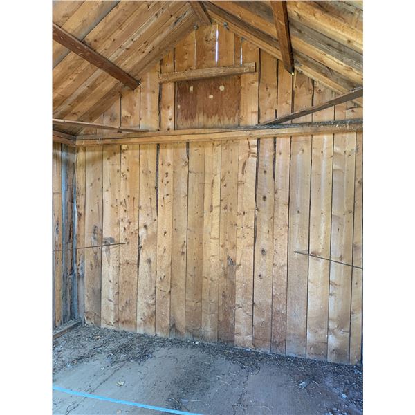 Wood grainary, 12 ft x 16 ft. (VERY NICE Wood Inside)