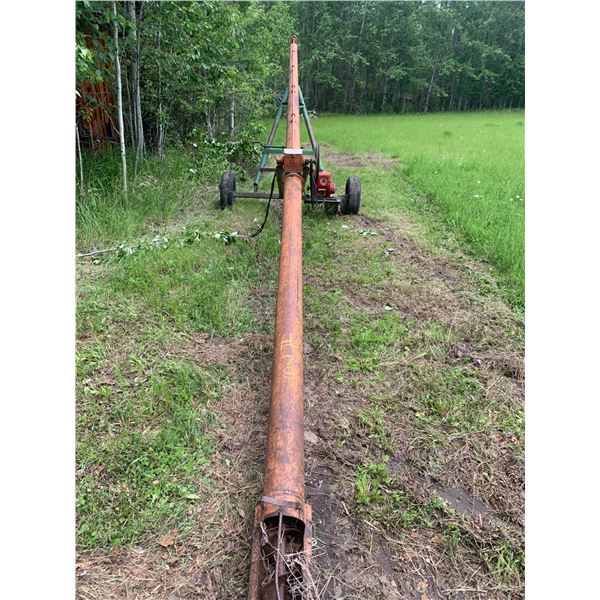 Grain auger c/w Kohler 8 HP