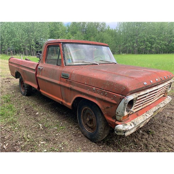Approx. 1967 Mercury 1/2 ton, 6 cyl. 4spd