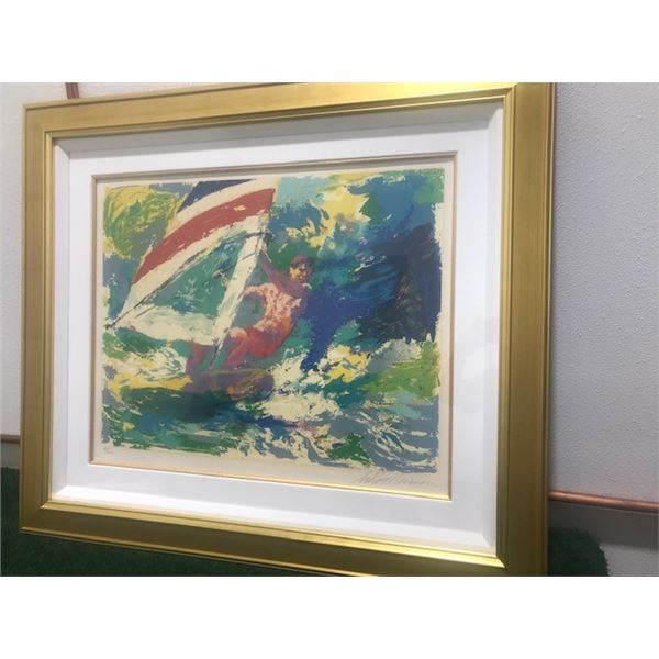 Wind Surfing by LeRoy Neiman (1921-2012)