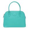 Image 1 : Hermes Emerald Green Epson Leather Bolide 27cm Shoulder Bag