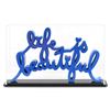Image 1 : Life is Beautiful (Blue) by Mr Brainwash