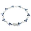 Image 5 : 4.30 ctw Tanzanite and 0.23 ctw Topaz Bracelet