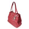 Image 2 : Dior Red Cannage Coated Canvas Panarea Tote