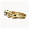 Image 5 : 14K Gold Diamond Ring Set Size - 6.25