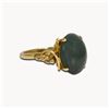 Image 2 : 14k Gold Jadeite Ring, 4.8g