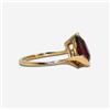 Image 3 : 14k Gold Ladies 3.80ct Pear Shaped Rhodolite