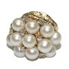Image 2 : 14K Gold 0.14 ct Diamond and Cultured Pearl