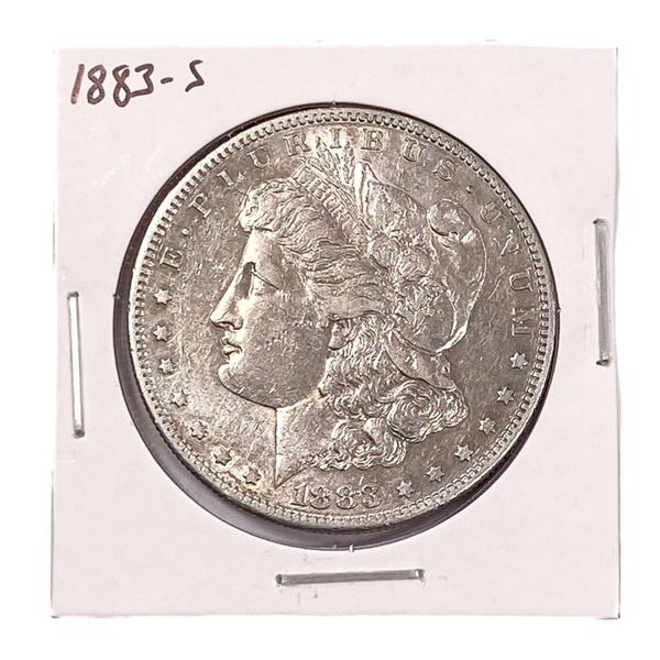 1883-S Morgan Silver Dollar ABOUT UNCIRCULATED