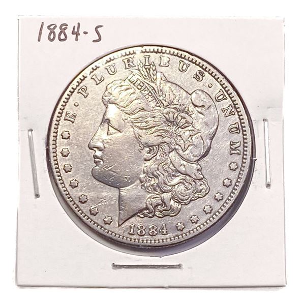 1884-S Morgan Silver Dollar HIGH GRADE