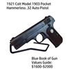 Image 1 : 1921 Colt Model 1903 Pocket Hammerless .32 Auto