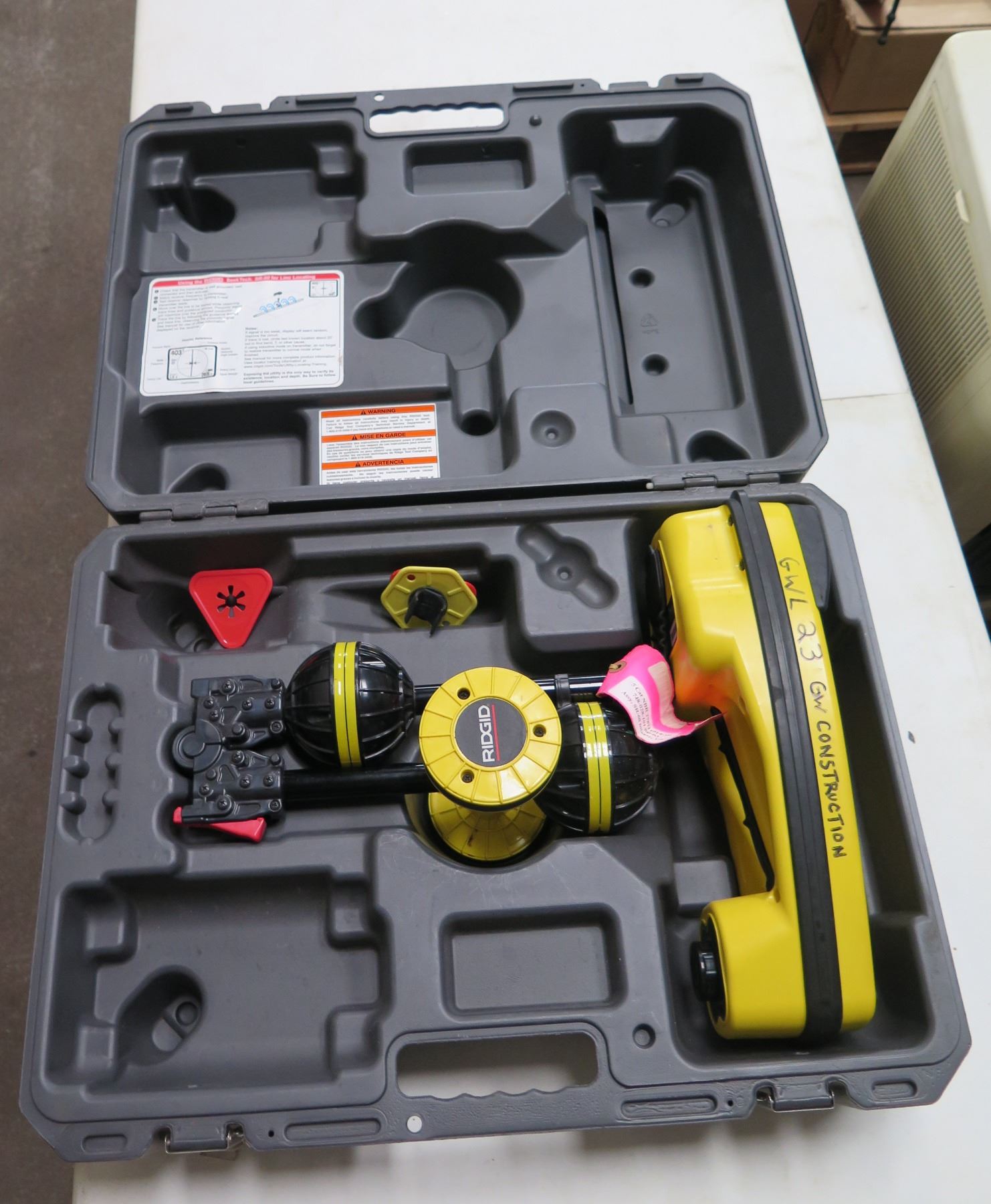 Utility Locater Rigid Ridgid SR-60 SeekTech Utility Locator in Hard Case - Oahu Auctions