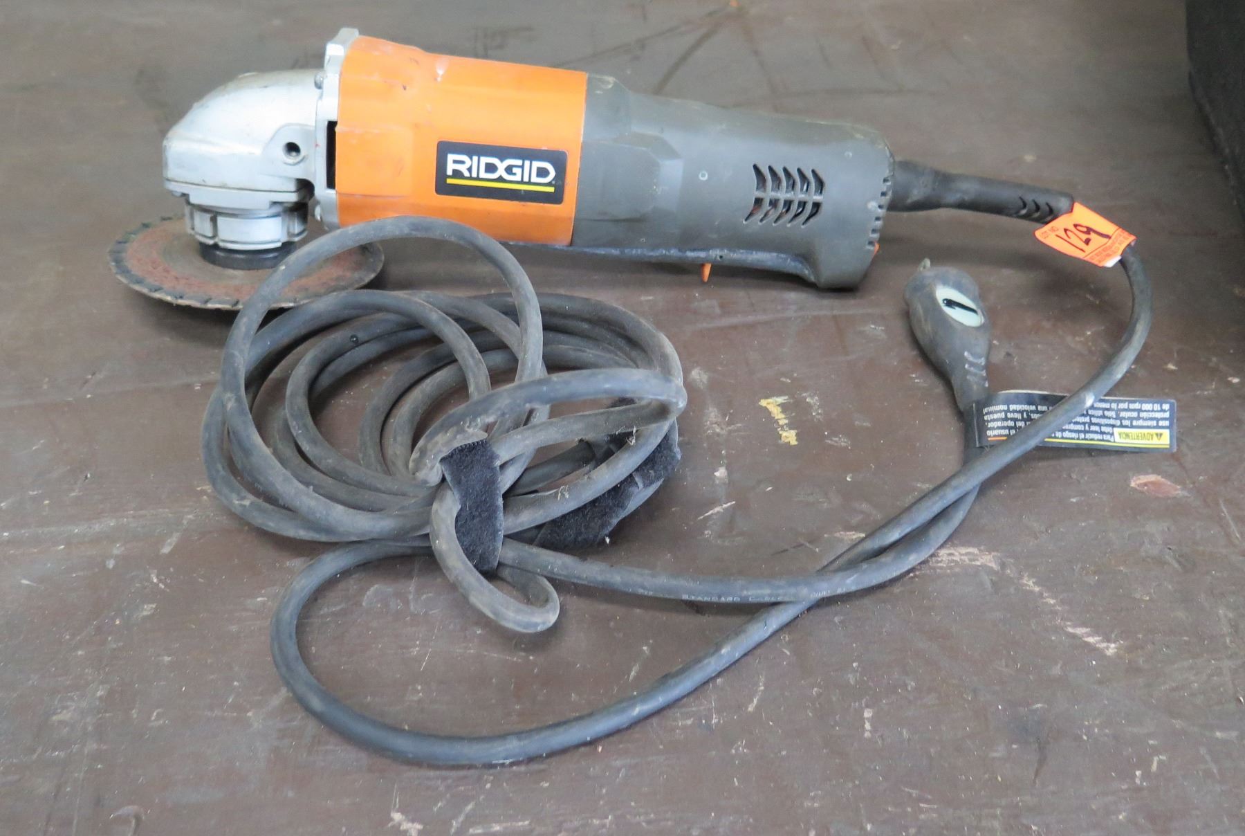 Rigid R100 Machine Ridgid R1001 Angle Grinder