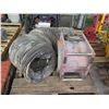 Image 2 : Contents of Pallet:  Suction / Blower Fan w/ Hose, etc