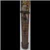 Image 12 : Chinese Signed Damascus Blade Dandao With Intricate Brass Scabbard