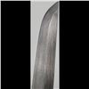 Image 17 : Chinese Signed Damascus Blade Dandao With Intricate Brass Scabbard