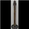 Image 7 : Chinese Signed Damascus Blade Dandao With Intricate Brass Scabbard