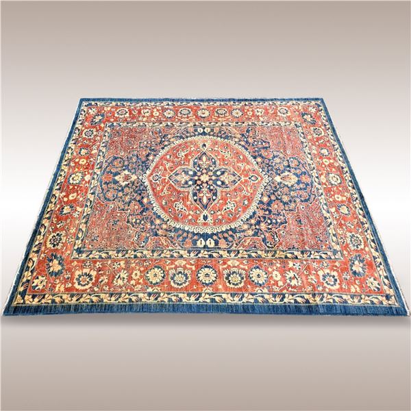 Large Antique Persian Heriz? Rug 120" x 96"
