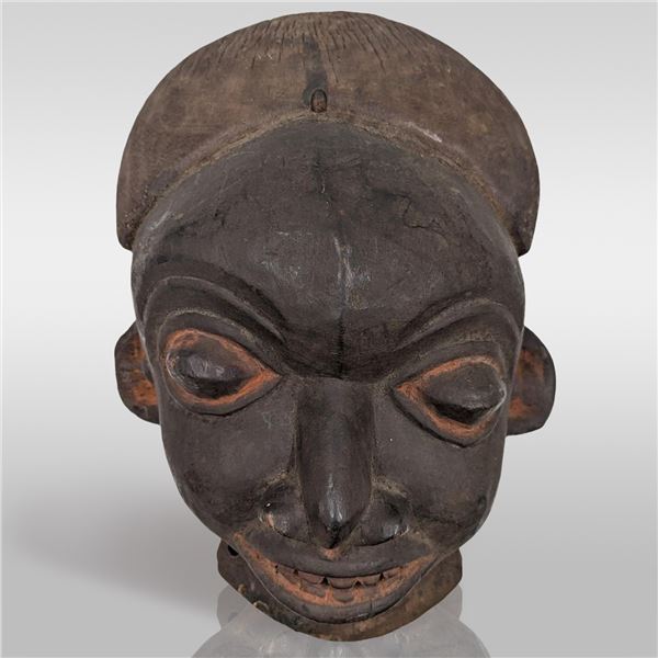 Vintage Carved Wood African Tribal Cameroon Mask