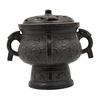Image 1 : A Heavy Cast Metal Chinese Archaic Style Censer Very Fine And Heavy Been Used