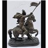 Image 10 : Antique Spelter Figure 19th Century Warrior On A Horse