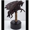 Image 6 : A Vintage Bronze Pegasus Figure On Marble Base