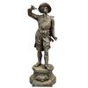 Image 1 : Standing Antique Spelter Figure "DONCESAR" 19-20th Century
