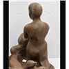 Image 11 : Vintage Hand Varved Wood Sculpture Of A Kneeling Boy Praying (ONE PIECE)