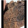 Image 16 : 2 Early Hand Carved Wooden Architectural Pieces