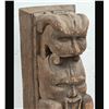 Image 4 : Early Hand Carved Wooden Architectural Figural Carving Part Of A Column Probably