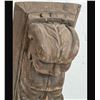 Image 5 : Early Hand Carved Wooden Architectural Figural Carving Part Of A Column Probably