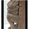 Image 7 : Early Hand Carved Wooden Architectural Figural Carving Part Of A Column Probably