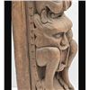 Image 3 : Early Hand Carved Wooden Architectural Figural Carving Part Of A Column Probably