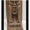 Image 5 : Early Hand Carved Wooden Architectural Figural Carving Part Of A Column Probably