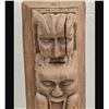 Image 7 : Early Hand Carved Wooden Architectural Figural Carving Part Of A Column Probably