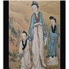 Image 3 : Chinese Ink & WatercolorLandscape Painting With Figures Signed
