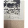 Image 2 : Auguste Brouet (1872-1941) Lot Of 2 Dry Point Etchings Pencil Signed & Numbered