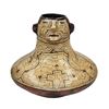 Image 1 : Amazonian Polychromed Pottery Face Pot "Shapibo"