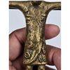 Image 2 : Antique Bronze Crucifix Unknown Age But Looks Very Old