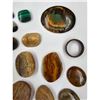 Image 4 : A Large Grouping Of Precious stones, Opal Malachite Jasper Obsidian Etc., See Pics
