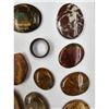 Image 5 : A Large Grouping Of Precious stones, Opal Malachite Jasper Obsidian Etc., See Pics