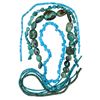 Image 1 : Grouping Of Turquoise Beads On Strings VArious Sizes